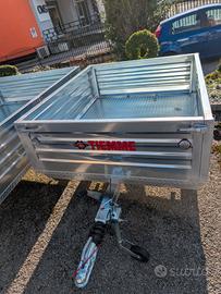 rimorchio carello per auto rinforzato
