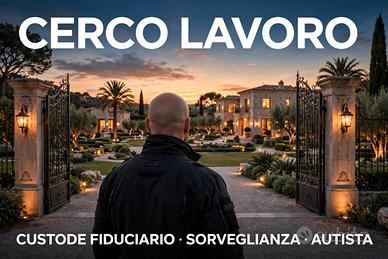 AUTISTA / SICUREZZA/ CUSTODE Ex Forze dell'Ordine)