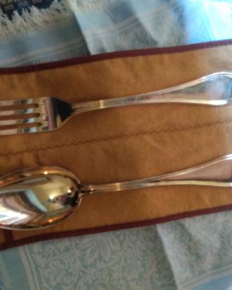posate portata argento 800 stile inglese