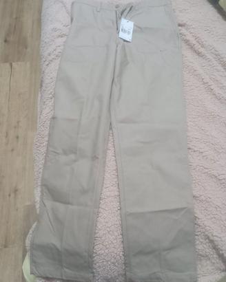 Pantaloni Nike Uomo Beige Nuovi con Cartellino