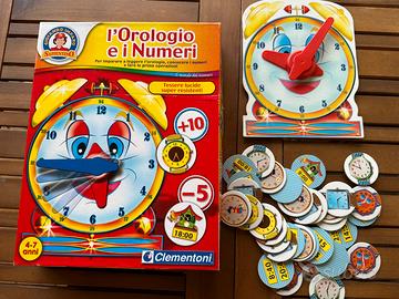 Gioco societa “orologio e numeri” Clementoni