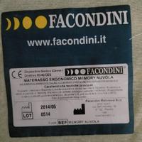 Materasso Ergonomico Memory Nuvola Facondini + cop