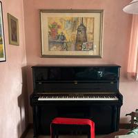 Pianoforte verticale Schulze Pollmann. Colore nero