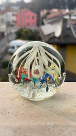 Fermacarta in vetro di murano