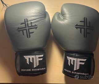 GUANTONI FIGHT PRO BOXING GLOVES MFB LEATHER 10 OZ