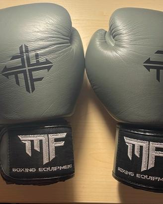 GUANTONI FIGHT PRO BOXING GLOVES MFB LEATHER 10 OZ