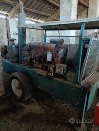 gruppo motopompa con motore da camion 6 cilindri