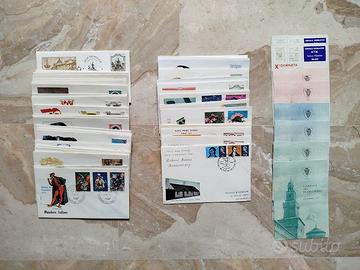 67 Buste di prima emissione + 8 cartoline