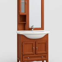 Mobile da Bagno 75 cm con Specchio Ciliegio o Noce