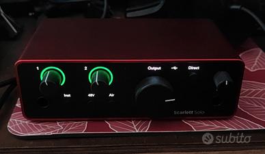 Focusrite solo 4° gen.