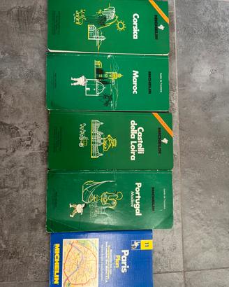 Lotto 5 guide turistiche Michelin fine anni ‘90