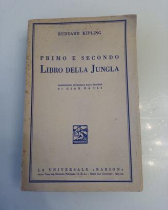 Primo e Secondo Libro della Jungla di Kipling 1941