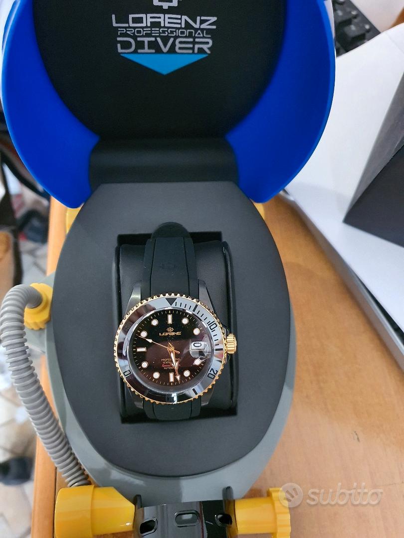 Orologio Uomo Lorenz Sportivo Automatico - Subacqueo 1000m, Cinturino Resina - Foto 5