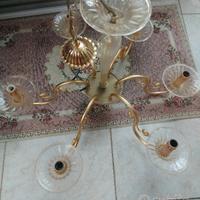 lampadario in vetro murano