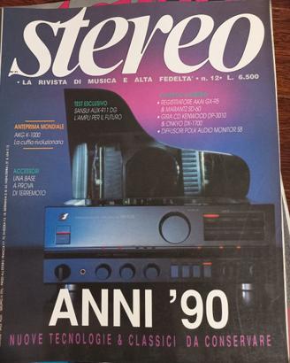 rivista HIFI STEREO n° 12 dicembre 1989
