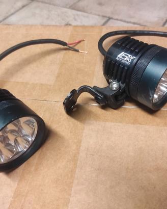 Faretti fari luci supplementari  12V moto