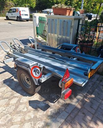 Carrello moto ellebi 3 posti