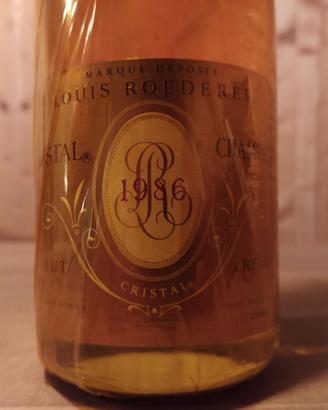 Champagne Cristal Louis Roederer 1986