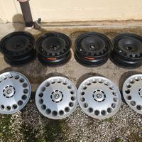 Cerchi ferro originali alfa 147, 156, gt