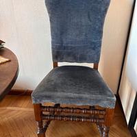 Sedia imbottita XIX secolo