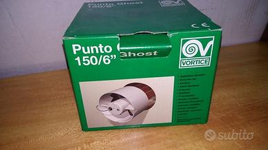 Aspiratore Elicoidale Serie PUNTO GHOST MG 150/6"