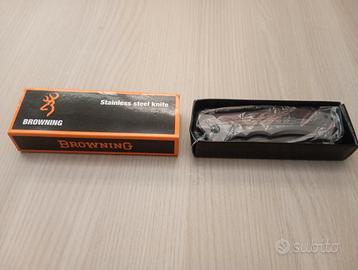 Coltello pieghevole Browning in acciaio Inox