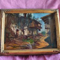 raro quadro ad olio di Bessone 
