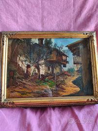 raro quadro ad olio di Bessone 
