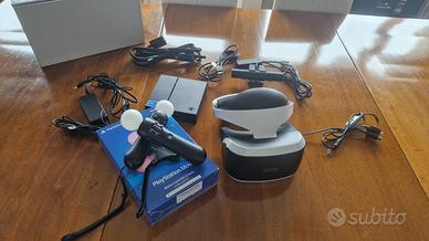 Psvr ps4/ps5 + controller e adattatore