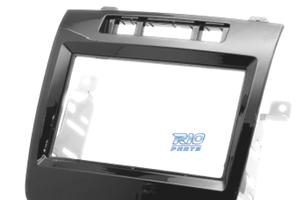 CORNICE NERA LUCIDA RADIO 2-DIN PER VOLKSWAGEN VW 