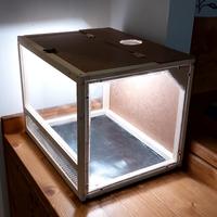 Terrario geco piccoli rettili 40 × 30 × 30 cm