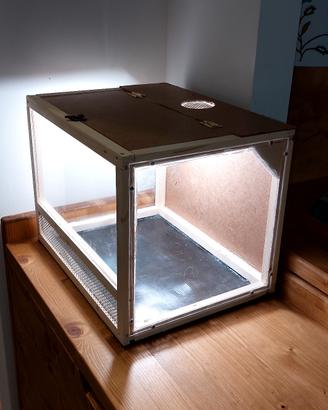 Terrario geco piccoli rettili 40 × 30 × 30 cm