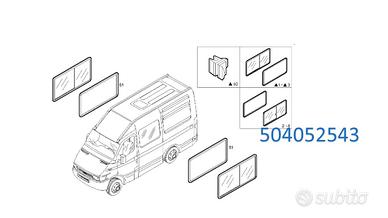 FINESTRINO SCORREVOLE SX DAILY 35C 504052543