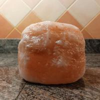 Portacandele di sale rosa dell' Himalaya