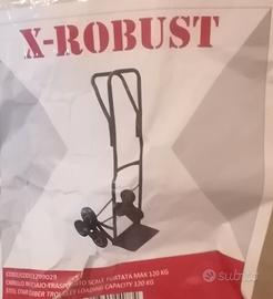 carrello in acciao per scale