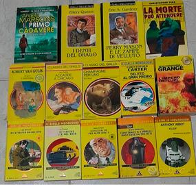 LOTTO 14 LIBRI IL GIALLO MONDADORI E THRILLER