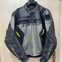Giubbino in pelle per moto tg.58-Dainese racing 4