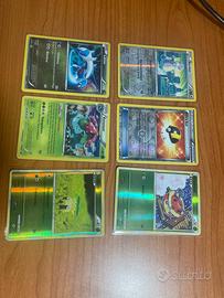 Lotto carte pokemon olografiche