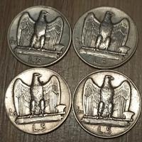 #1925 - 4 monete Regno d’Italia 5 Lire Argento