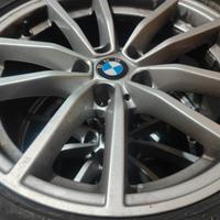 Cerchi in lega BMW 17 pollici fori 5-112  + gomme