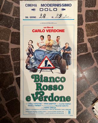Bianco rosso e verdone - locandina film