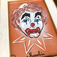 Dipinto autentico di Romano Mussolini - Clown