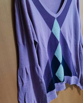 giorgia&johns/ maglia filodonna/ viola/ lilla