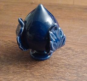 Pumo pugliese in ceramica blu