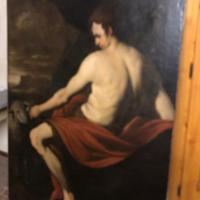 olio su tela, San Giovanni Battista (1700)