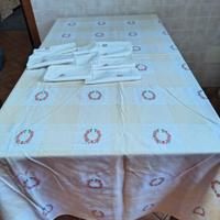 tovaglia + 12 tovaglioli 