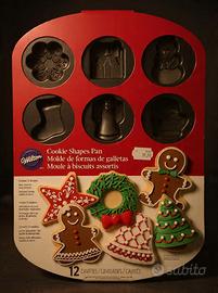 Teglia per biscotti Natale Wilton