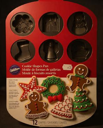 Teglia per biscotti Natale Wilton