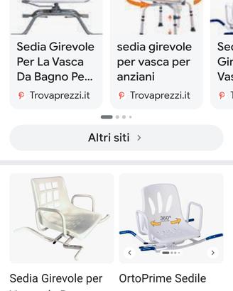 seggiolino per vasca disabili