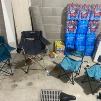 SET 4 Sedie da campeggio Quechua (Decathlon)